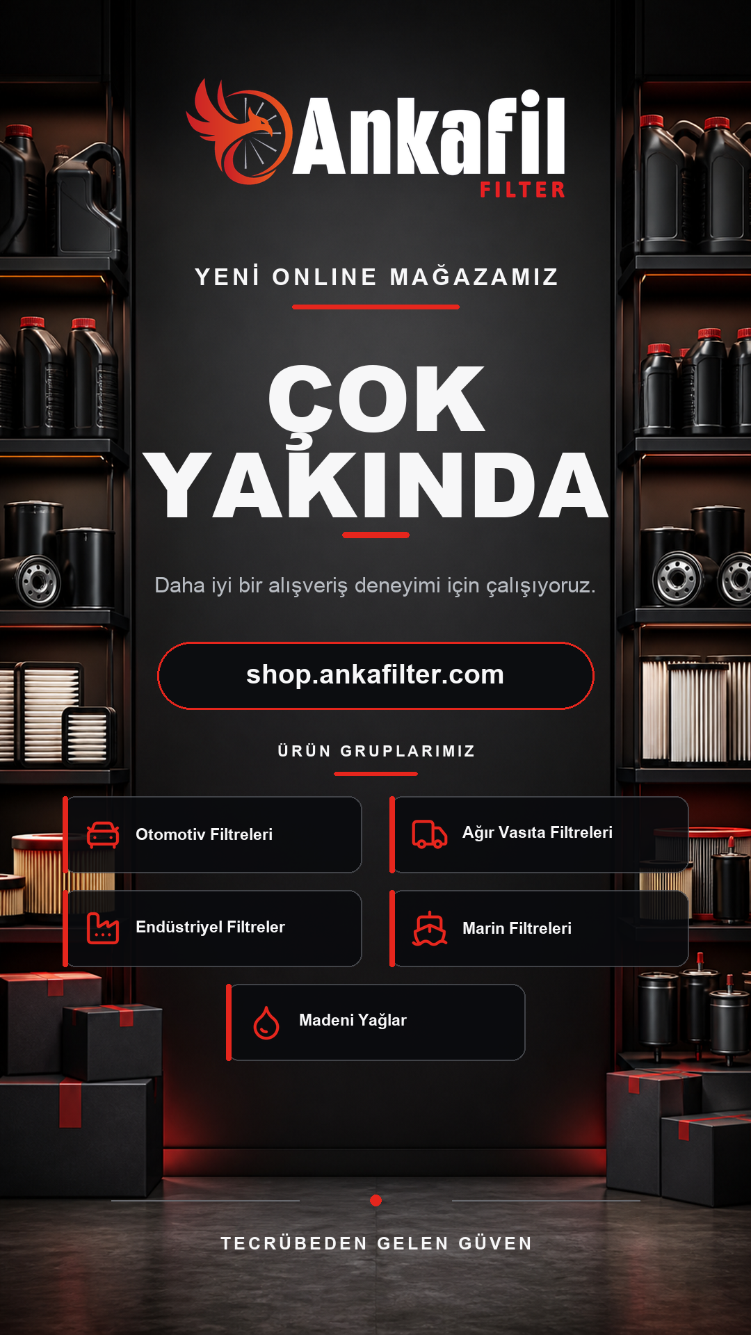 Anka Filter online mağazası çok yakında Instagram Story tasarımı